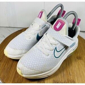 Nike Air Zoom Arcadia 2 GS White Mineral Teal Youth Shoes Sz 1Y DM8491-100